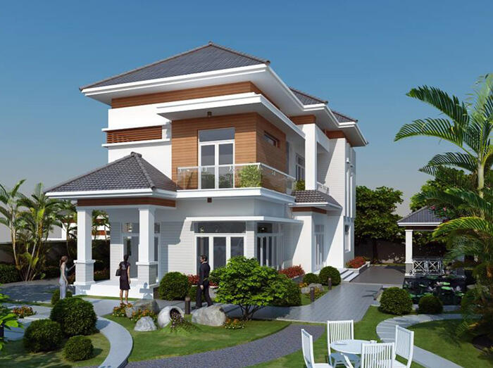 Biệt thự sân vườn sát sân bay Nội Bài Biệt thự sân vườn sát sân bay Nội Bài