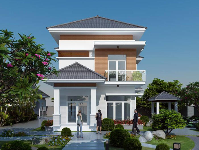 Biệt thự sân vườn sát sân bay Nội Bài Biệt thự sân vườn sát sân bay Nội Bài