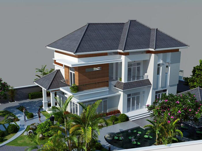 Biệt thự sân vườn sát sân bay Nội Bài Biệt thự sân vườn sát sân bay Nội Bài